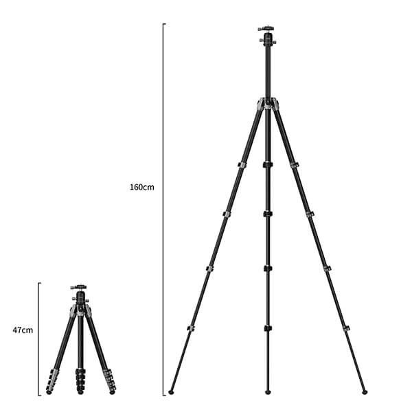 Kompakt zusammengeklapptes SmallRig Kamerastativ