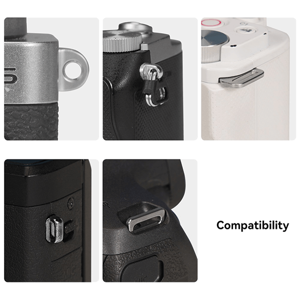 Smallrig Kamera Handschlaufe geflochten in grau 5055 Befestigungen Smallrig Kamera Handschlaufe geflochten in grau 5055 Befestigungen