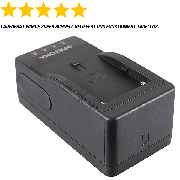 Schnell-Ladegerät für Sony NP-F970 von Patona mit Bewertung