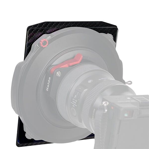 Montierte Schutzplatte im 150 mm Filtersystem