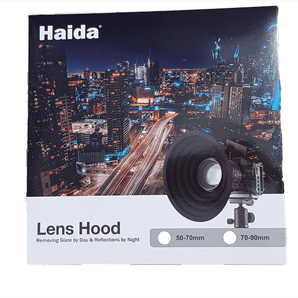 Haida Universal Anti-reflective Foldable Silicone lens hood 50-70mm