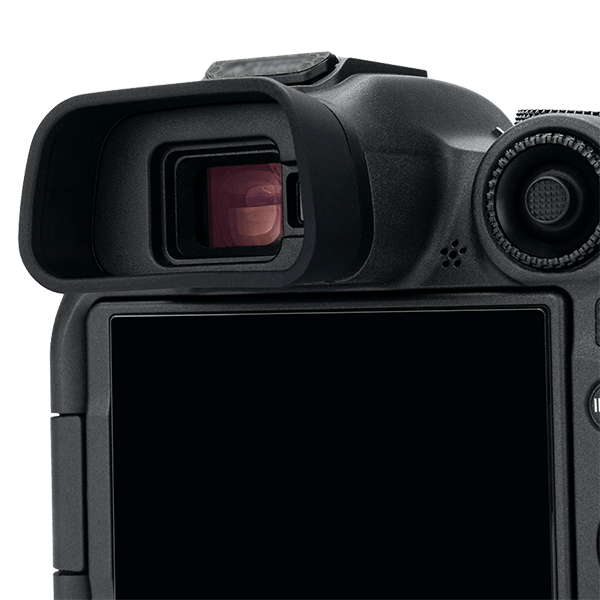 Augenmuschel KE-R7 zu Canon EOS R7 an Kamera
