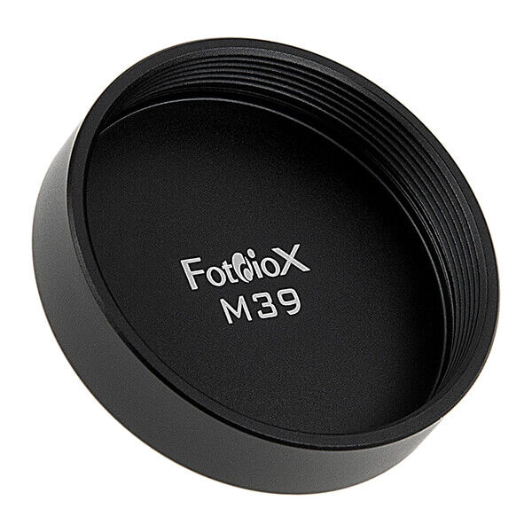 Fotodiox Metall-Rückdeckel M39/L39, flache Bauform von der Seite Fotodiox Metall-Rückdeckel M39/L39, flache Bauform von der Seite