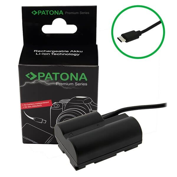 Patona NP-W235 Dummy Akku USB-C Lieferumfang
