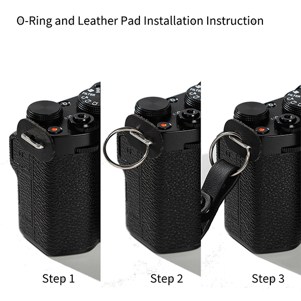 Smallrig geflochtener Schulterriemen in Schwarz 4882 O-Ring montage