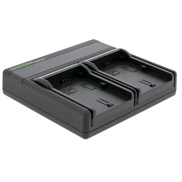 Ladegerät Kamera Akku Dual zu Canon LP-E6 USB-C Detail