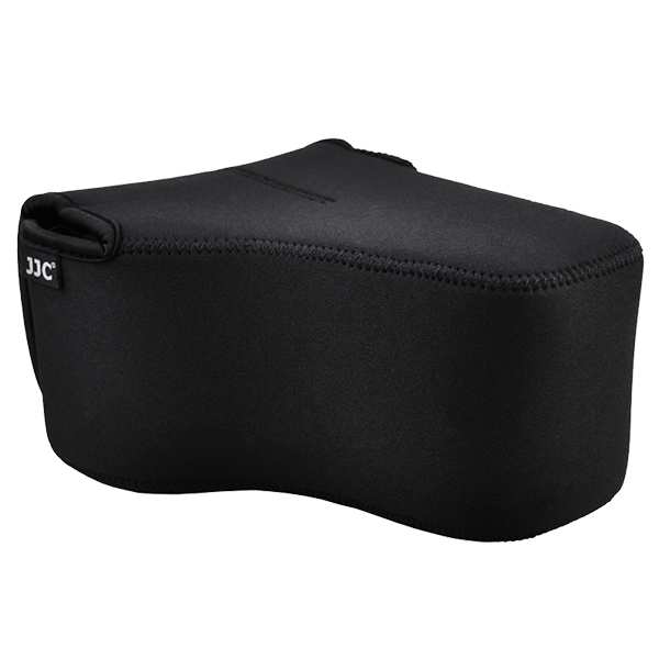 Kameratasche aus schwarzem Neopren