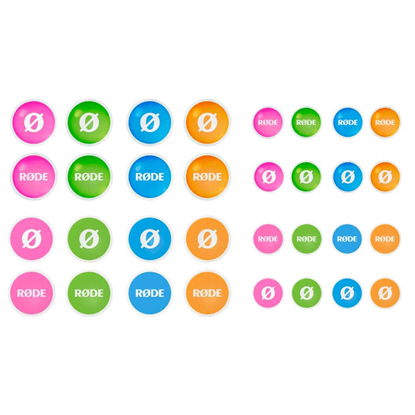 Rode Colors Set 2 Farbkennzeichnungen 4 Farben für Wireless GO