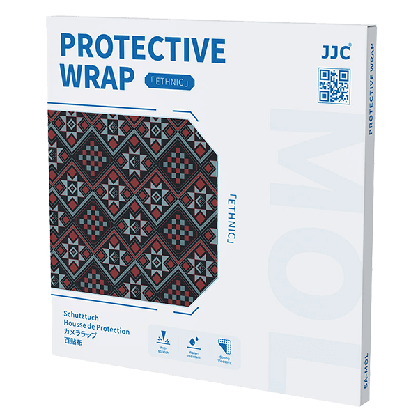 Einschlagtuch fuer Kamera kariertes Muster SA-MOL Verpackung