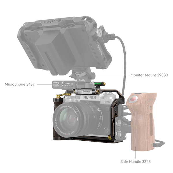SmallRig Retro Kamera Cage zu Fuji X-T5 3870