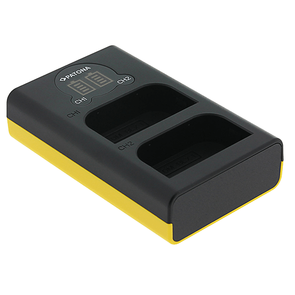 USB Akku Ladegerät Olympus OM 1 zu BLX 1 von Patona