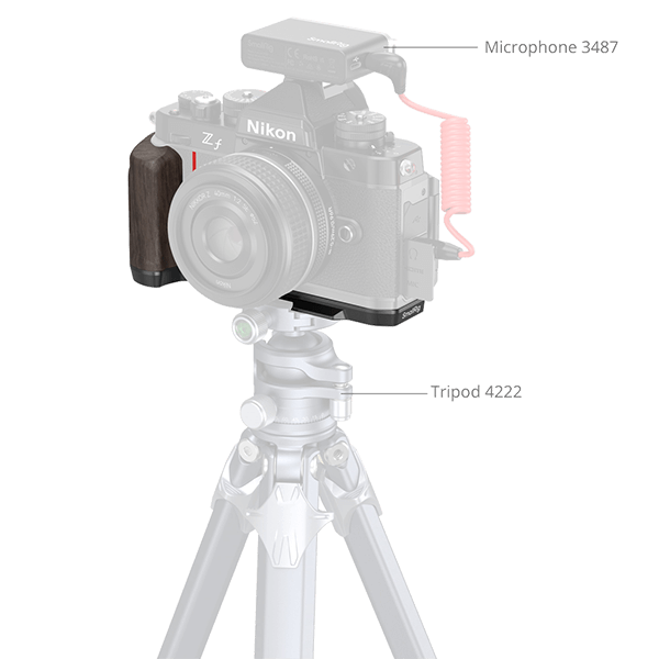 SmallRig Handgriff mit Holz passend zu Nikon Z f 4801