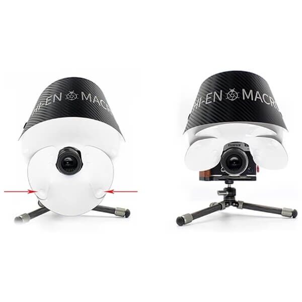 Makro-Blitzdiffusor Softbox Mini Makroobjektive bis 40 mm