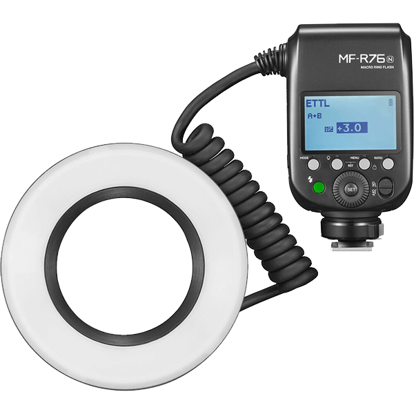 MF-R76N Ringblitz mit TTL zu Nikon von Godox
