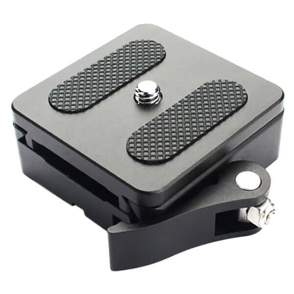 Metal quick-release plate for cameras