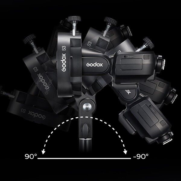 Godox S3 Speedlite Bracket mit Bowens Mount Verstellbarkeit