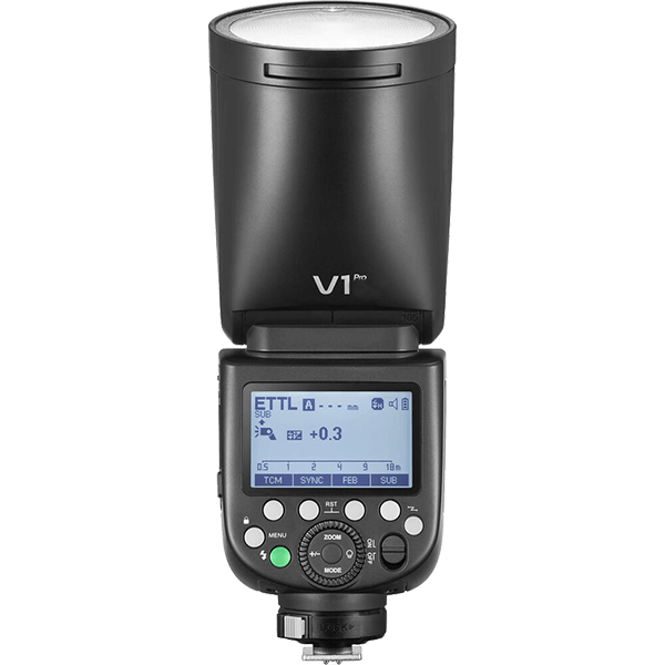 Godox V1PRO zu Sony Aufsteckblitz mit Akku