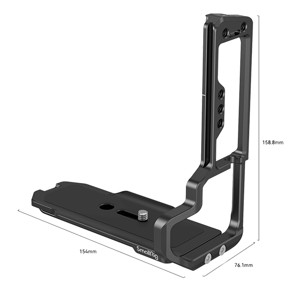 L-Winkel passen zur Fujifilm GFX100 II mit VG-GFX100ll Batteriegriff Abmessungen