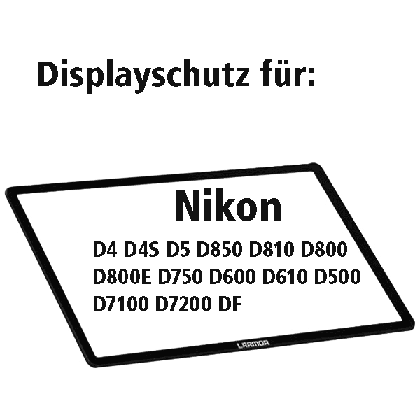 Display protection glass to various Nikon and Fuji