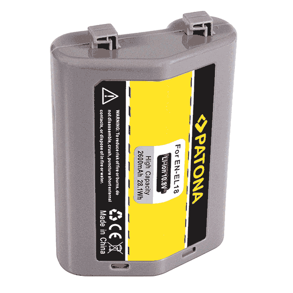 Akku für Nikon EN-EL18 von Patona