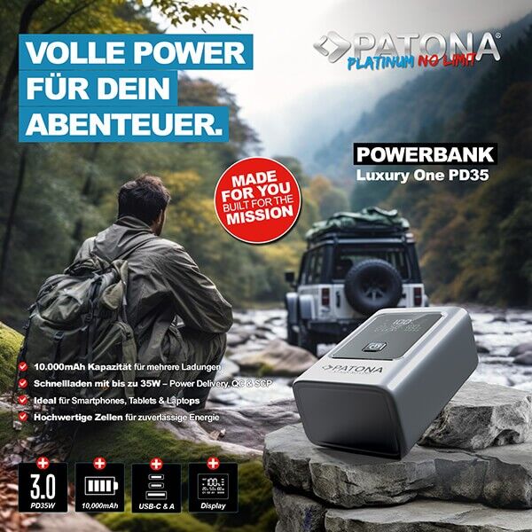 Powerbank im Einsatz bei Outdoor-Fotografie