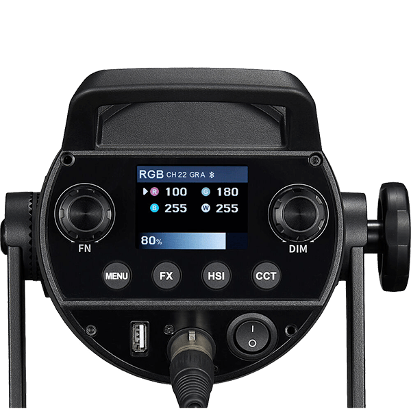 Godox SZ300R Zoom LED Leuchte mit Bowens Display