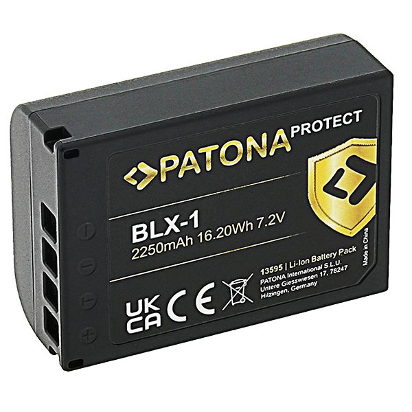 Ersatzakku für Olympus OM-1 Kamera unterseite