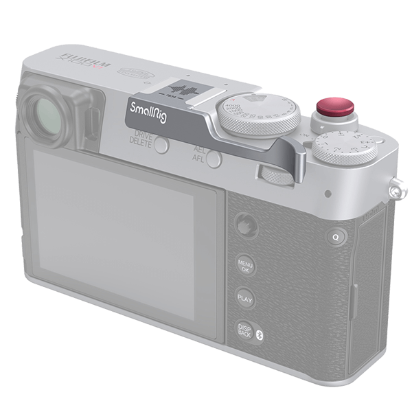 SmallRig Thumb Grip suitable for Fujifilm X100VI and X100V in silver 4566