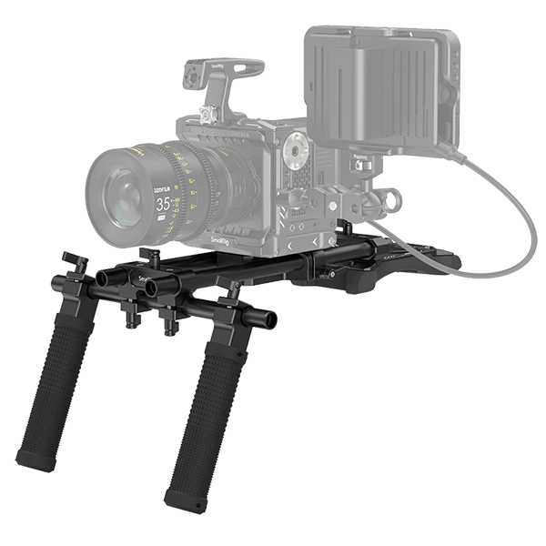 SmallRig Basis Schulter Set 2896B mit Kamera und Monitor