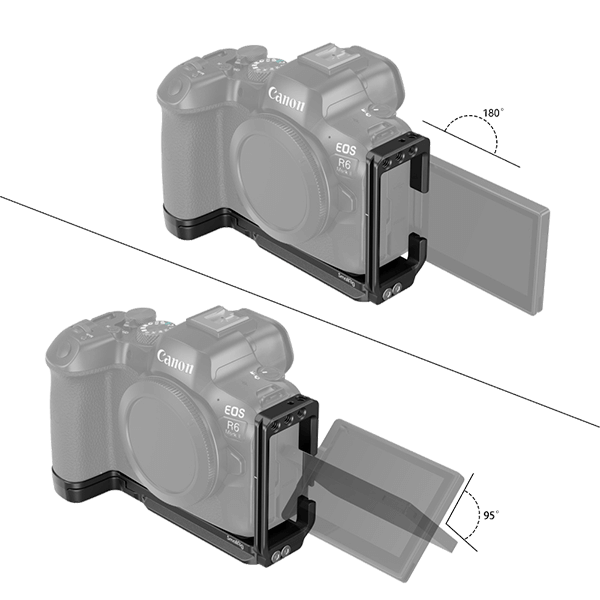 SmallRig L-Winkel zu Canon EOS R6 Mark II R5 R5 C R6 4160 Monitor drehung