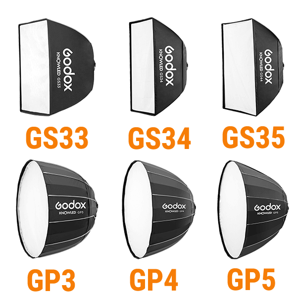 Godox GS und GP Softbox zu MG1200 und MG2400 Godox GS und GP Softbox zu MG1200 und MG2400