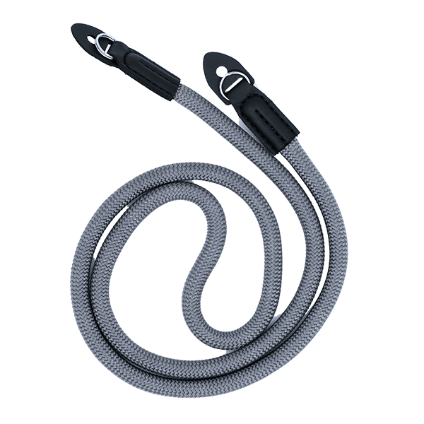 Climbing Rope Camera Strap in grey