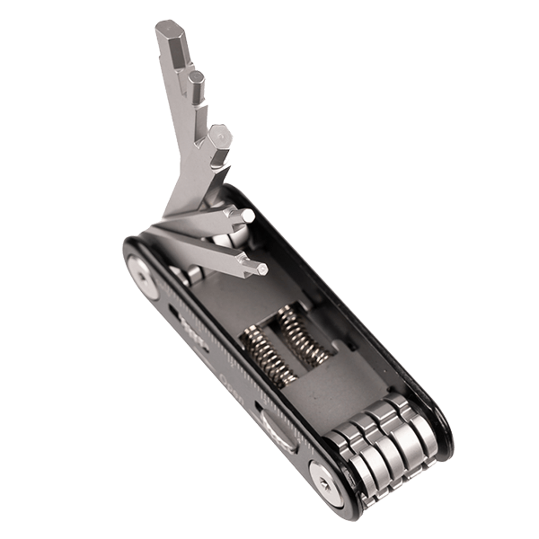 Fotografen Multitool im Taschenmesserformat CMP01 offen von oben