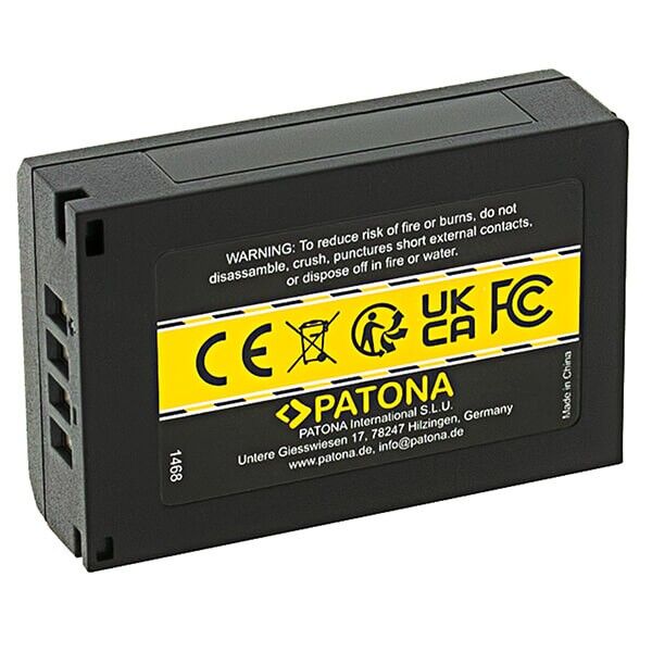 Patona Premium Akku fuer Leica M10 Rueckseite