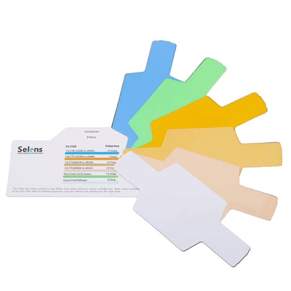 Selens SE-CG20 Filterfolien für Systemblitze Kit orange