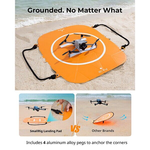 SmallRig foldable drone landing pad for the beach