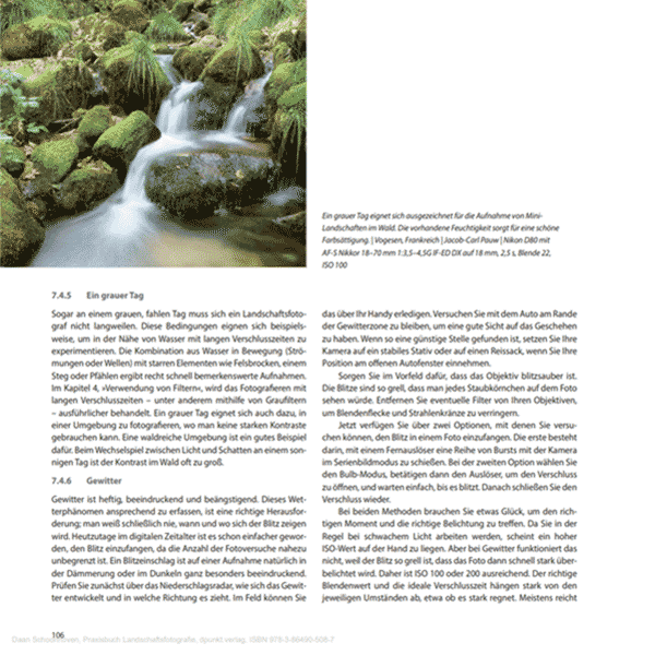 Landschaftsfotografie Praxisbuch D. Schoonhoven