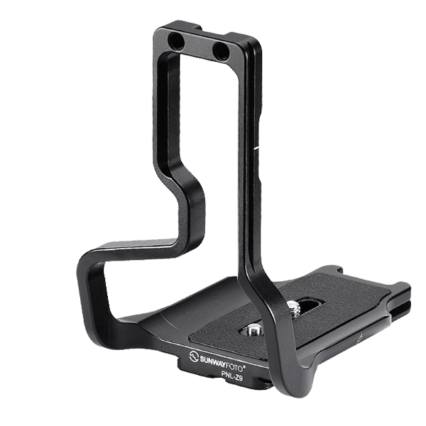 L-Winkel passend zu Nikon Z9 von Sunwayfoto seitlich