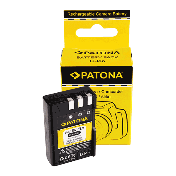 Rechargeable Battery for Nikon EN-EL9 by Patona