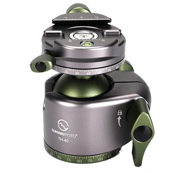 Ball head with Arca quick release TH-40 by Sunwayfoto