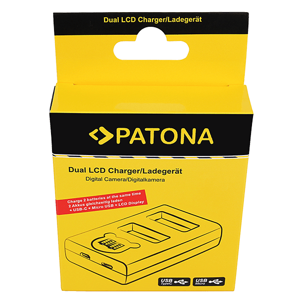 USB Akku Ladegerät Olympus OM 1 zu BLX 1 von Patona