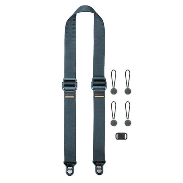 Peak Design Slide Lite Ocean front view camera strap