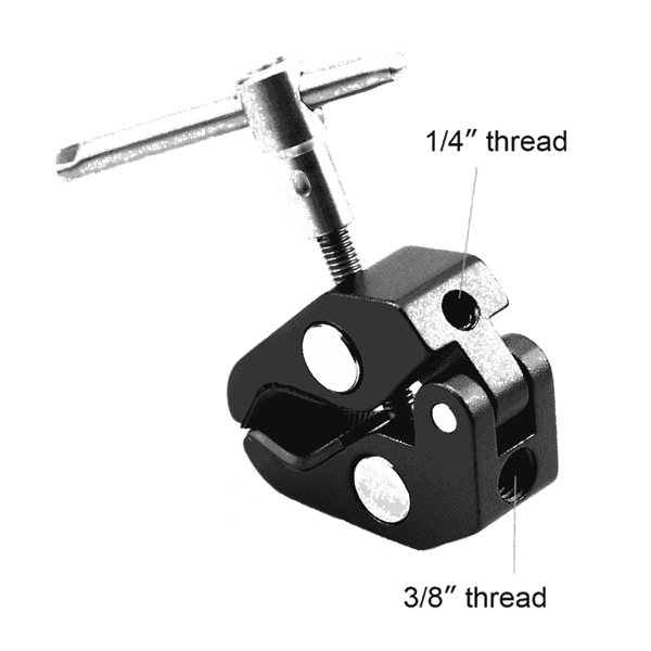 SmallRig Super Clamp w/ 1/4" and 3/8" thread 735