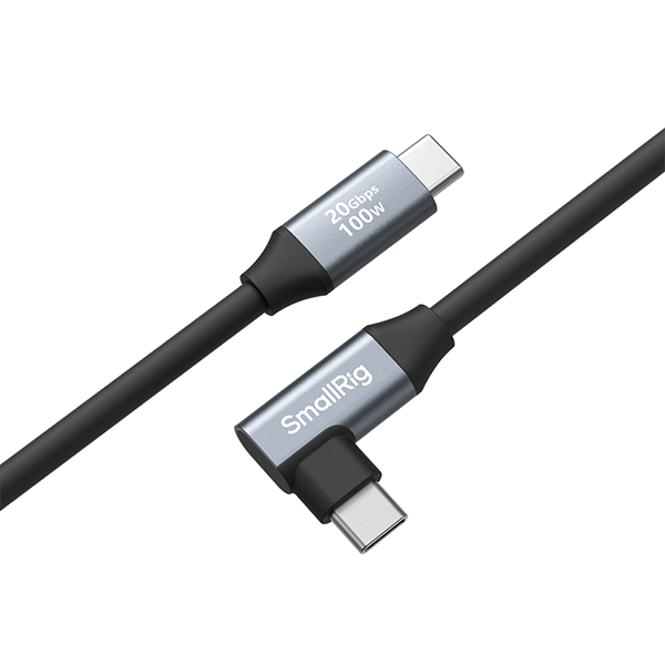 SmallRig USB-C straight to USB-C angled data cable 60cm 4791