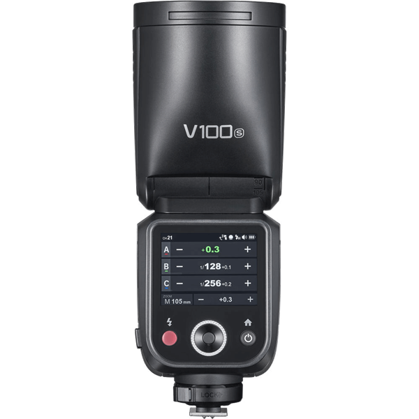 Godox V100 zu Sony Aufsteckblitz mit Akku