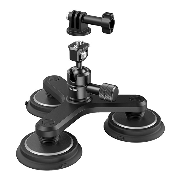 SmallRig Suction Cup Mount Triple Magnetic for Action Cameras 4468