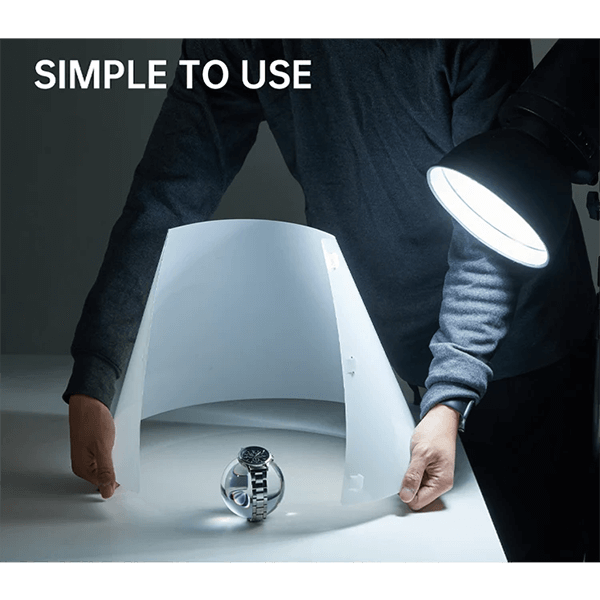 Light Cone Diffusor zur Produktefotografie medium im einsatz