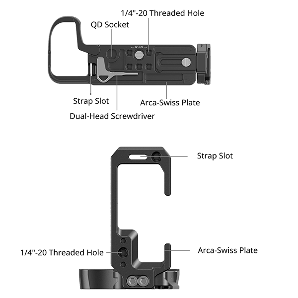 SmallRig L-Bracket for Nikon Z6 III 4523 Detail