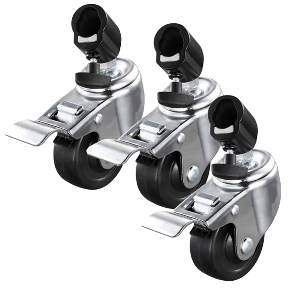Godox LSA-06 set of 3 tripod rollers for studio tripods up to 22 mm