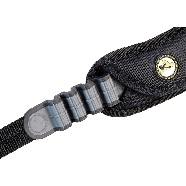 Kameragurt Sun Sniper Rotaball One in schwarz Schulterpolster detail